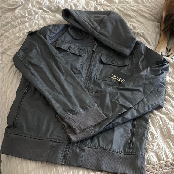 Empyre Other - EMPYRE Men's Gray Jacket with Hood - Men’s Medium